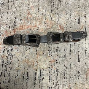 Big Double-buckle Western Belt